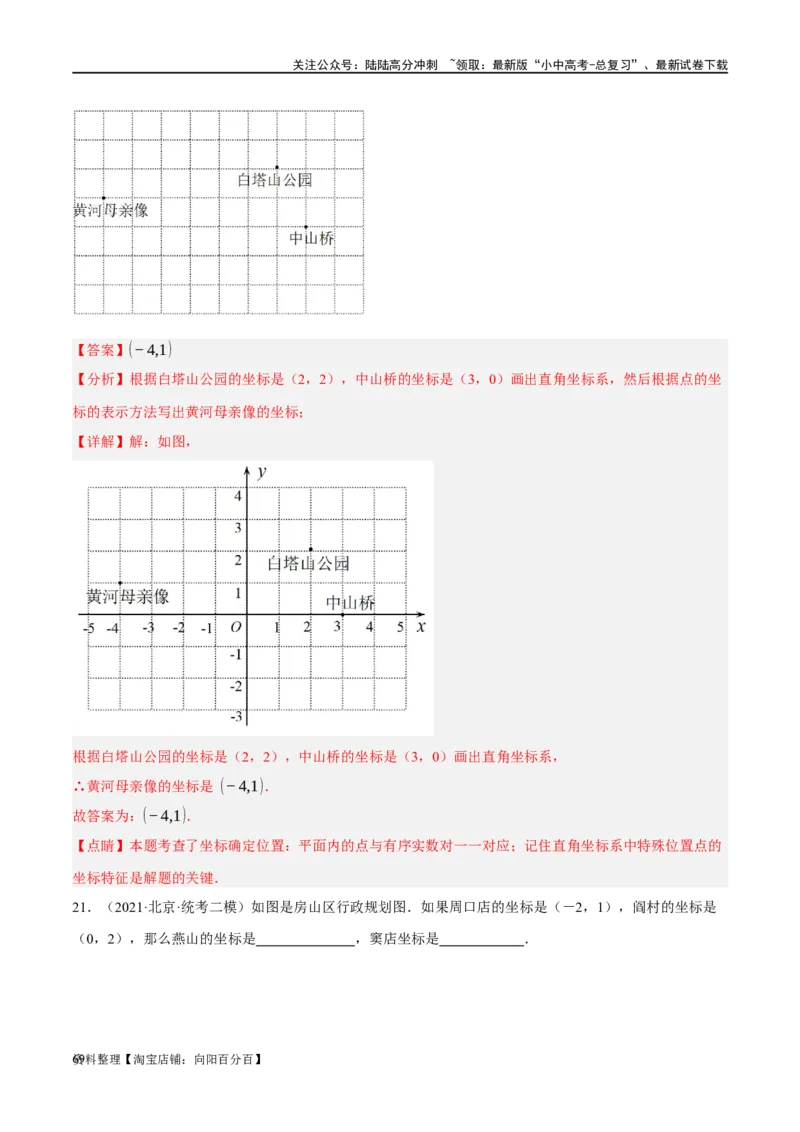 第09讲函数与平面直角坐标系（练习）（解析版）_02中考总复习（2026版更新中）_02-数学-中考总复习_2024年中考复习资料_一轮复习资料_配套练习（原卷版+解析版）_教师版（含答案解析）