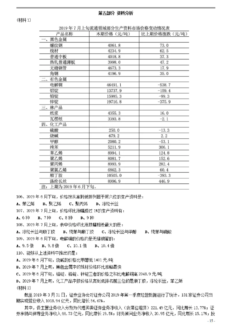 2021年0327内蒙古公务员考试《行测》真题（缺1题）_34省+国考真题_此文件夹为word版,不推荐使用_此word版为,不推荐使用_此word版为,不推荐使用_题目