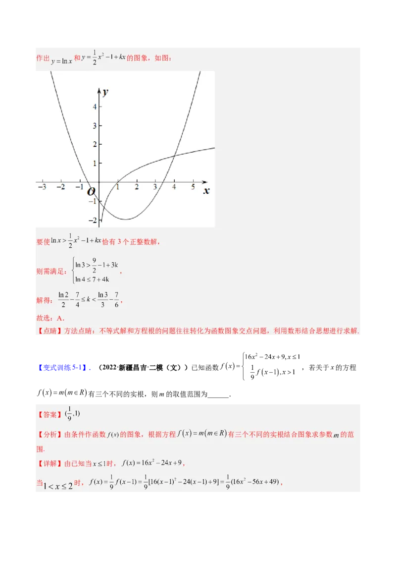 专题02函数与方程（解析版）_2.2025数学总复习_赠品通用版（老高考）复习资料_二轮复习_高频考点解密2023年高考数学二轮复习讲义+分层训练（全国通用）