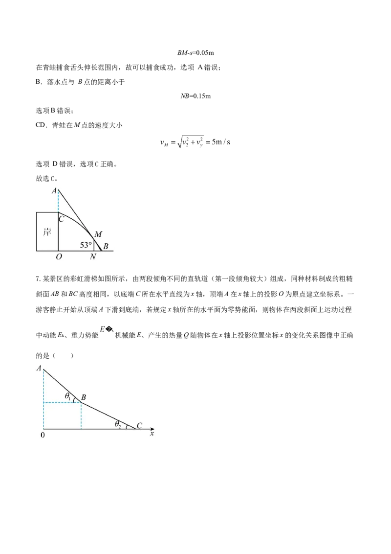 黄金卷01-赢在高考&middot;黄金8卷备战2024年高考物理模拟卷（湖北专用）（解析版）_4.2025物理总复习_2024年新高考资料_4.2024高考模拟预测试卷