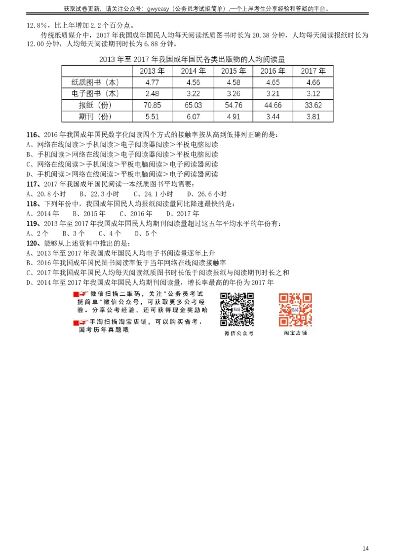 2019年420联考《行测》真题（山西卷）_34省+国考真题_此文件夹为word版,不推荐使用_此word版为,不推荐使用_此word版为,不推荐使用_山西公务员考试真题word版