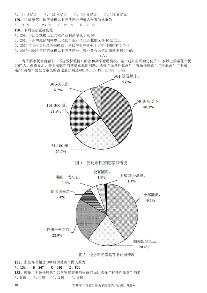 2018年江苏省公务员录用考试《行测》真题（A类）_34省+国考真题_此文件夹为word版,不推荐使用_此word版为,不推荐使用_此word版为,不推荐使用