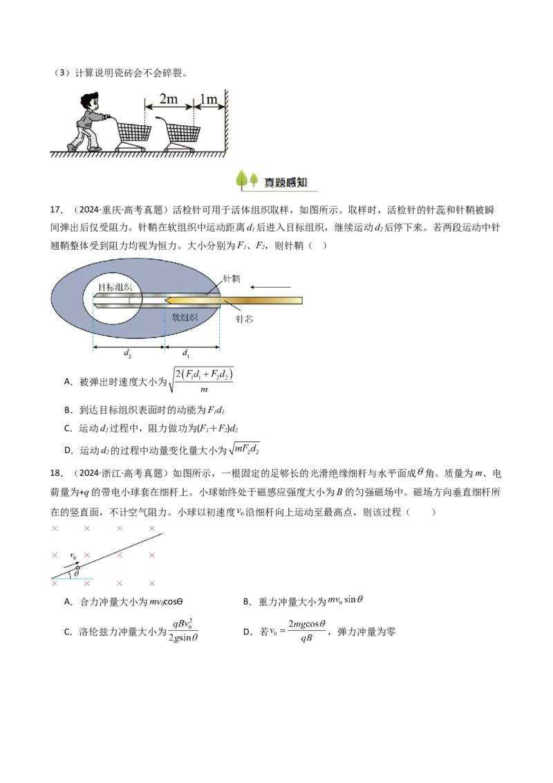 考点26动量和动量定理及其应用（核心考点精讲精练）（原卷版）_4.2025物理总复习_2025年新高考资料_一轮复习_备战2025年高考物理一轮复习考点帮（新高考通用）
