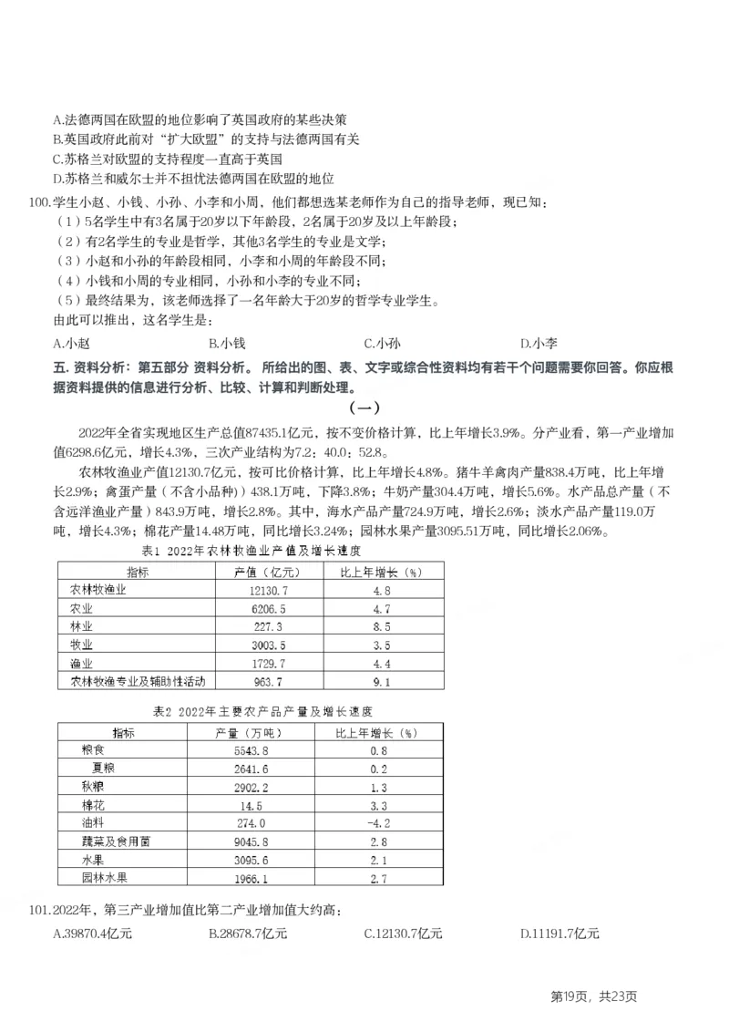 2024年山东省公务员录用考试《行测》试题(1)_34省+国考真题_34省考+国考pdf版推荐用这个版本_34省行测+申论真题pdf推荐用这个版本_山东公务员考试真题pdf版_题目