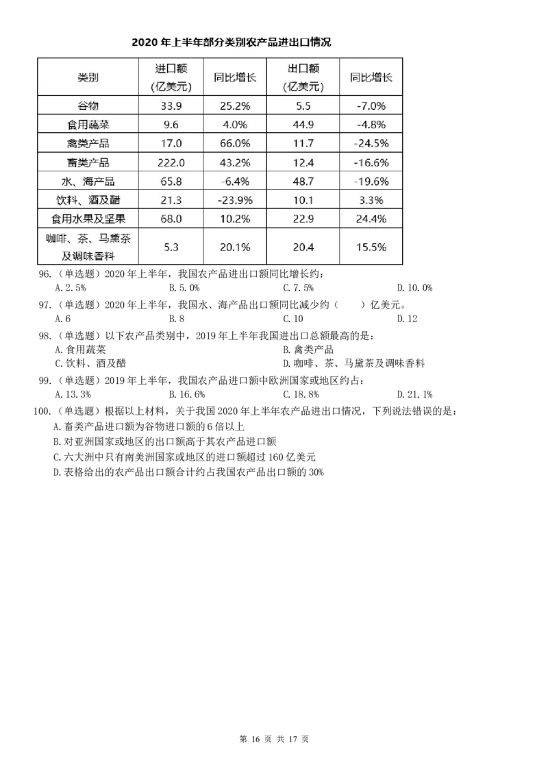 2021年0314广东公务员考试《行测》真题（乡镇）_34省+国考真题_此文件夹为word版,不推荐使用_此word版为,不推荐使用_此word版为,不推荐使用_题目