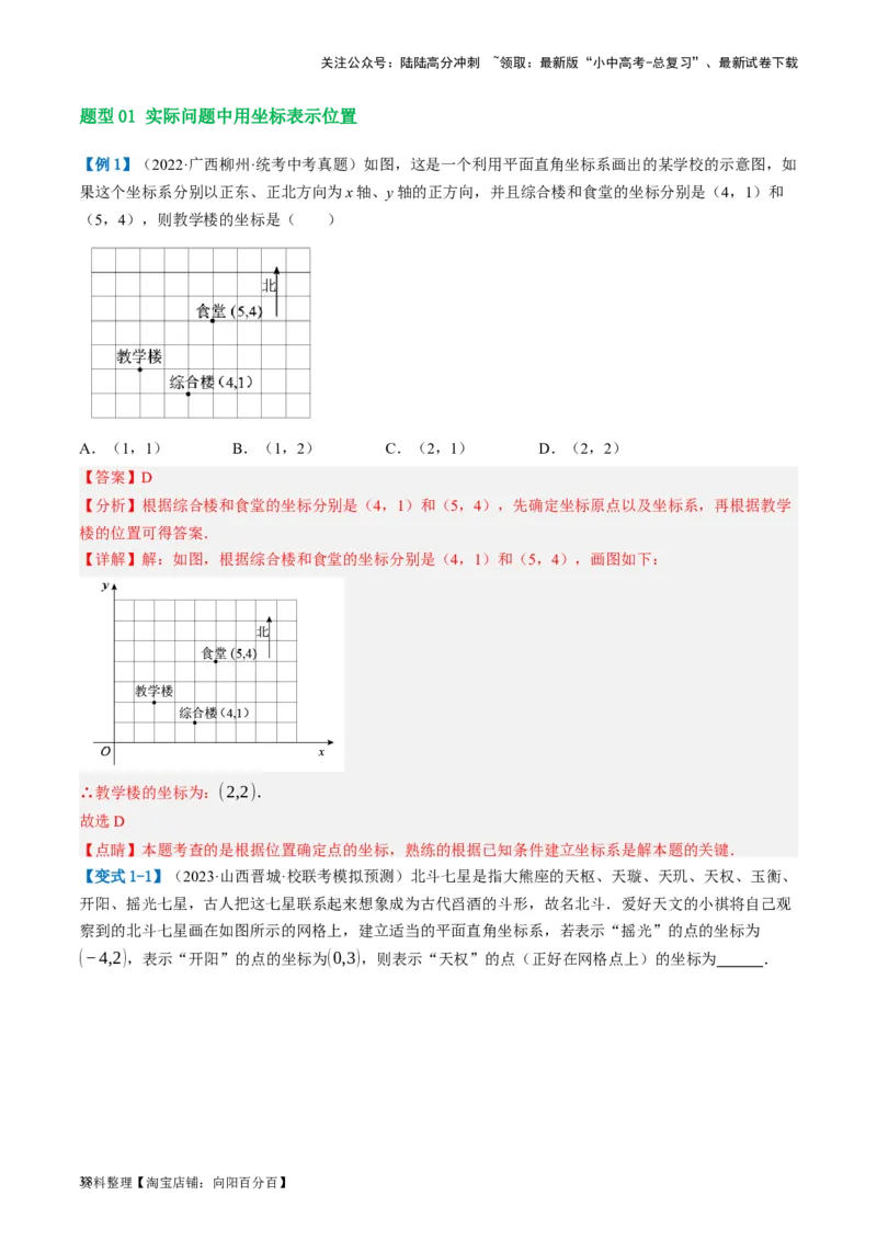 第09讲函数与平面直角坐标系（讲义）（解析版）_02中考总复习（2026版更新中）_02-数学-中考总复习_2024年中考复习资料_一轮复习资料_配套讲义（原卷版+解析版）_教师版（含答案解析）