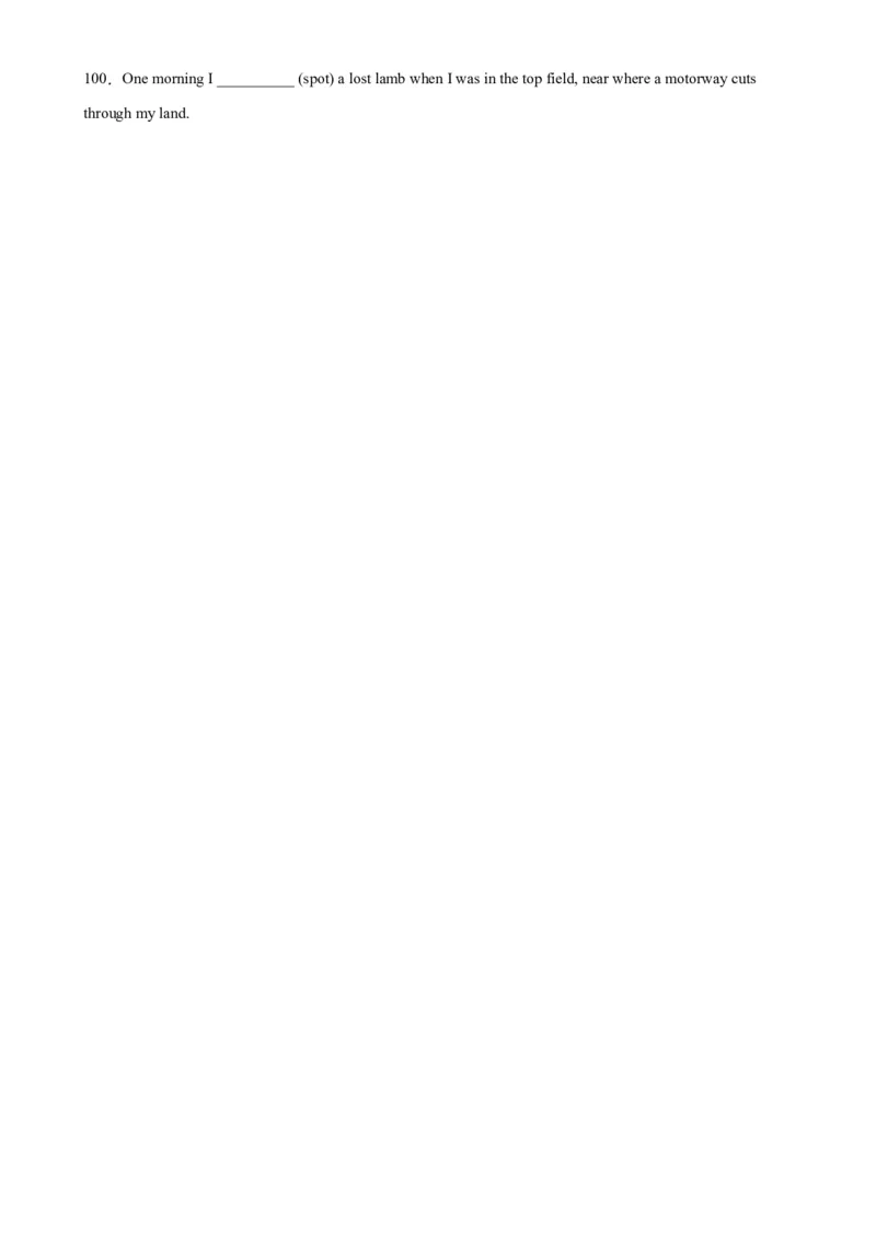 专题10+动词时态100题-备战2024高考英语语法填空专项分类训练（高考真题+名校模拟真题）_3.2025英语总复习_2024年新高考资料_3.2024专项复习