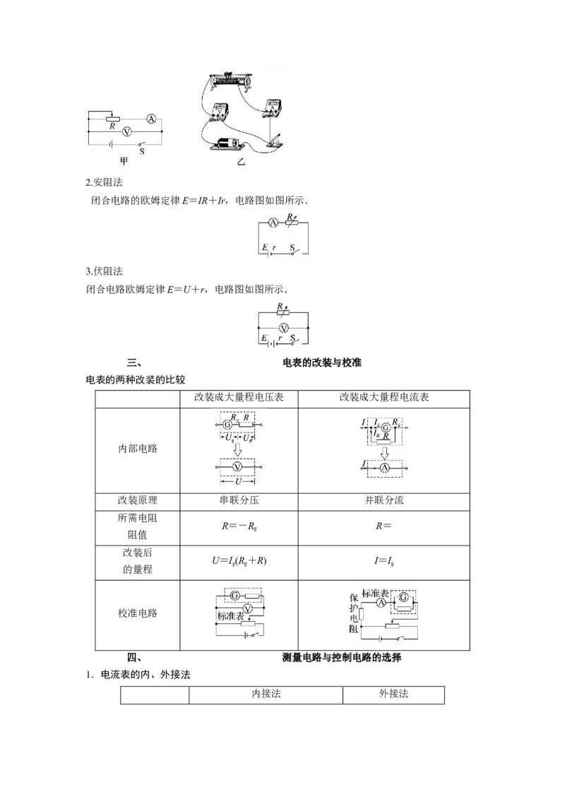 重难点14电学实验-2023年高考物理热点&middot;重点&middot;难点专练（全国通用）（原卷版）_4.2025物理总复习_赠品通用版（老高考）复习资料_专项复习
