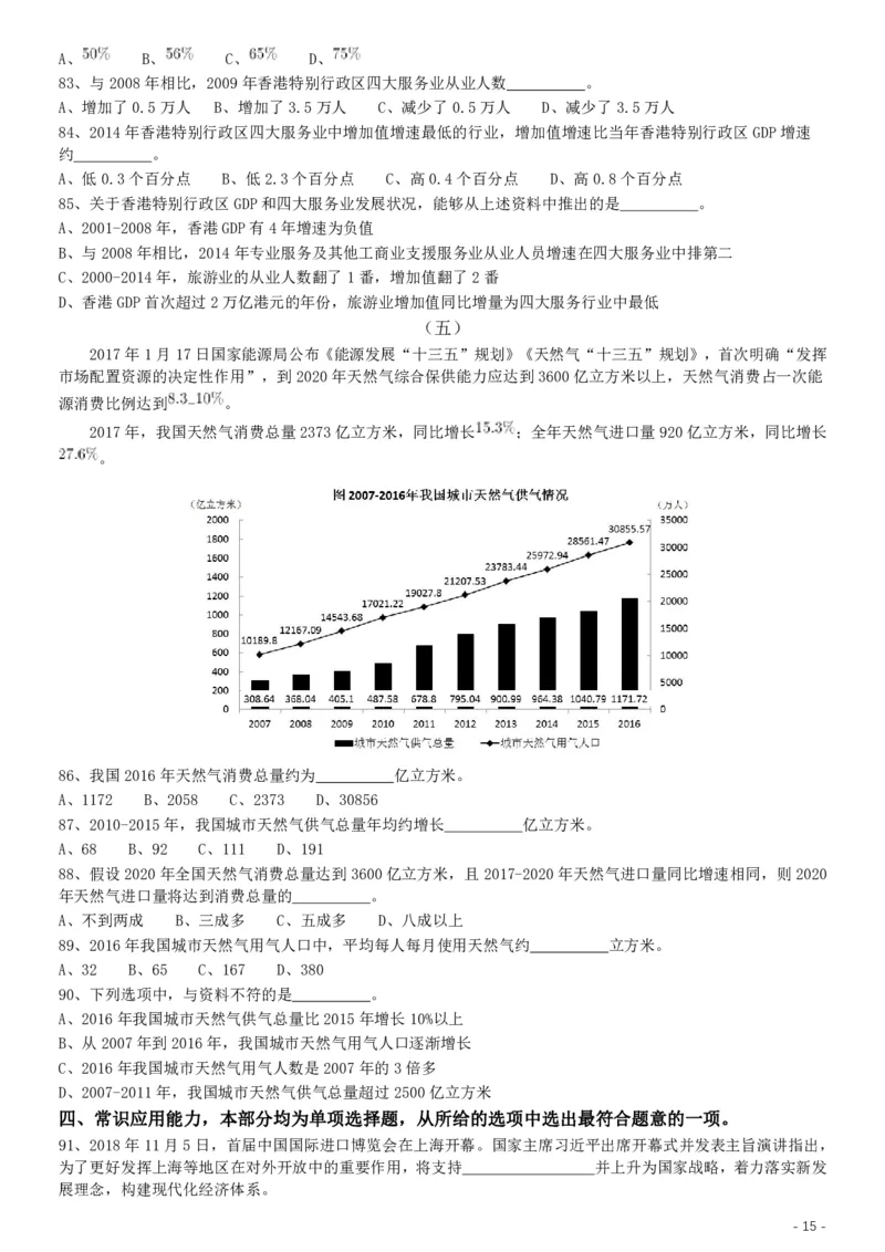 2019年上海公务员考试《行测》试卷（B卷）_34省+国考真题_34省考+国考pdf版推荐用这个版本_34省行测+申论真题pdf推荐用这个版本_上海公务员考试真题pdf版_题目