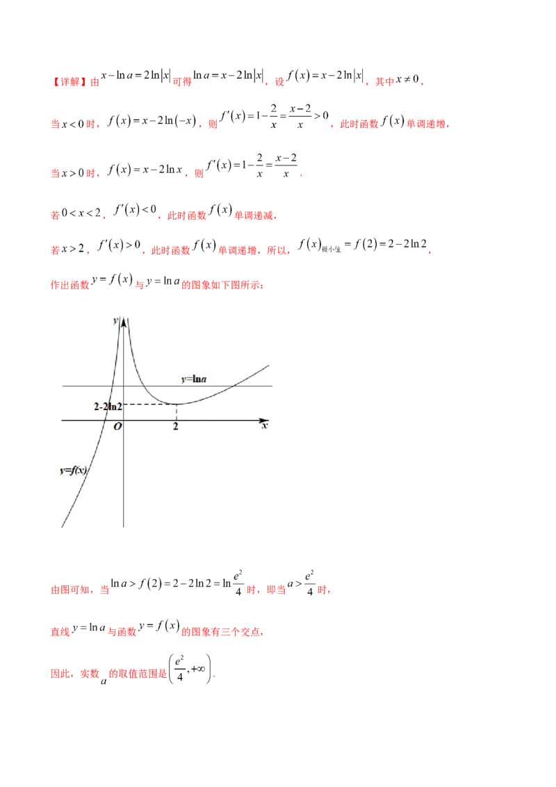 专题03导数及其应用-2021年高考真题和模拟题数学（文）分项汇编（全国通用）（解析版）_2.2025数学总复习_2023年新高考资料_一轮复习_2023新高考一轮复习讲义+课件