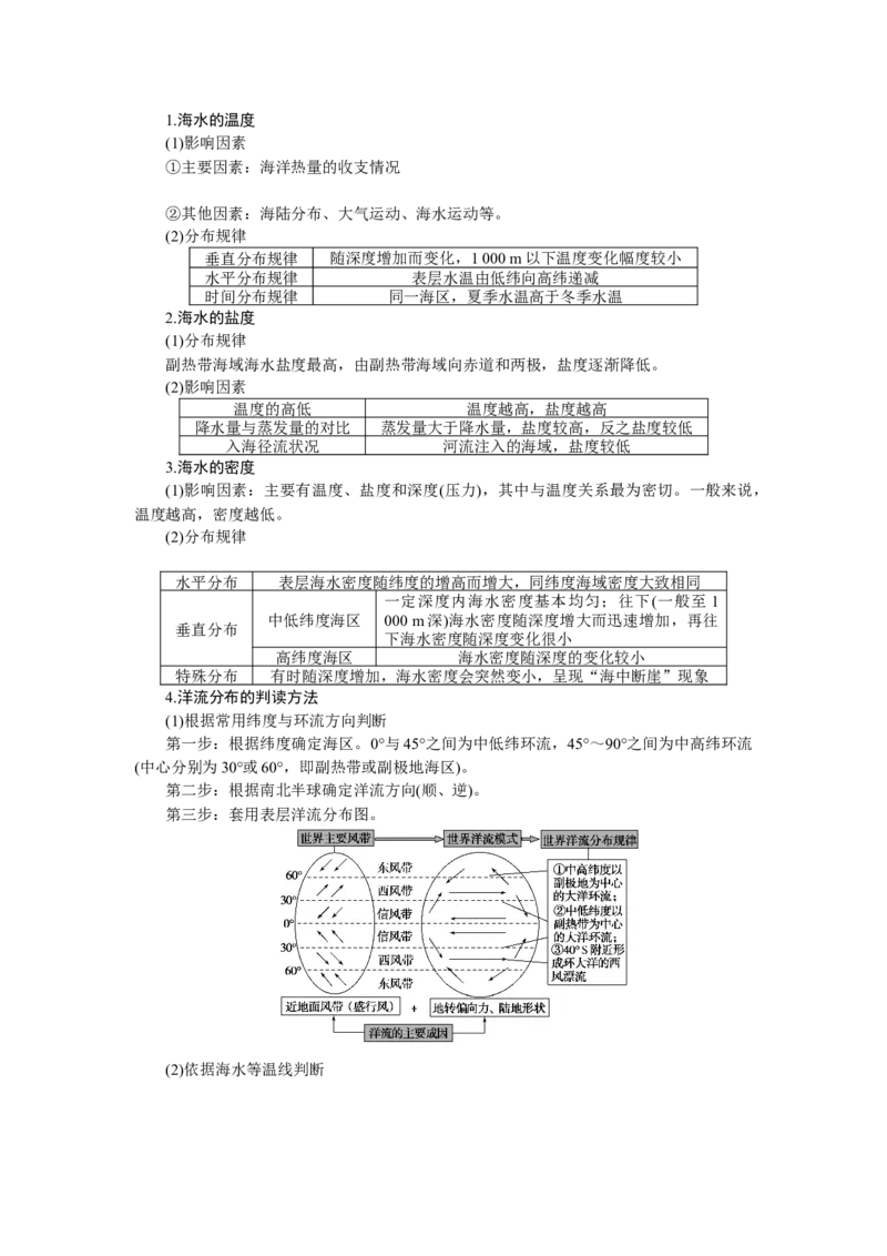 2023届高三地理二轮专题复习学案专题三地球上的水_9.2025地理总复习_赠品通用版（老高考）复习资料_二轮复习_通用版2023届高三地理二轮专题复习学案（含解析）