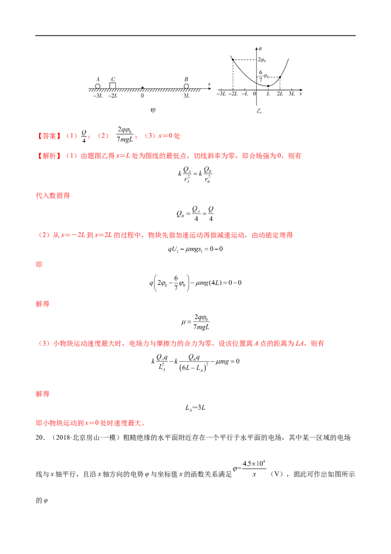 难点14电场性质的综合应用&mdash;&mdash;全攻略备战2023年高考物理一轮重难点复习（解析版）_4.2025物理总复习_2023年新高复习资料_一轮复习_全攻略备战2023年高考物理一轮重难点复习