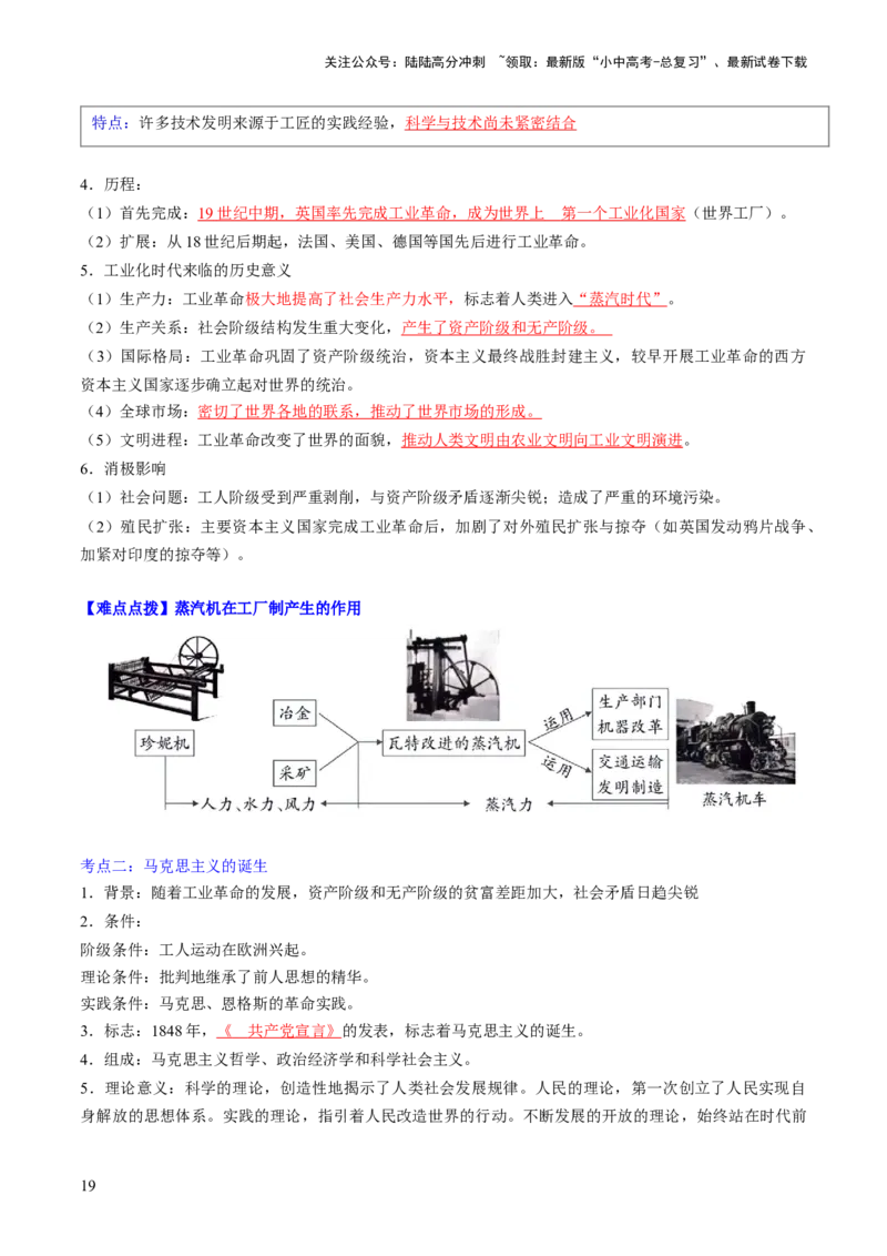 秘籍05++世界史（九上）（思维导图+大单元整合+考点清单+难点点拨）-备战2024年中考历史抢分秘籍（全国通用）_02中考总复习（2026版更新中）_06-历史-中考总复习_2024年中考复习资料