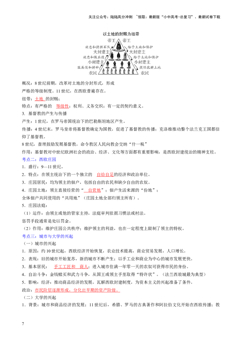 秘籍05++世界史（九上）（思维导图+大单元整合+考点清单+难点点拨）-备战2024年中考历史抢分秘籍（全国通用）_02中考总复习（2026版更新中）_06-历史-中考总复习_2024年中考复习资料