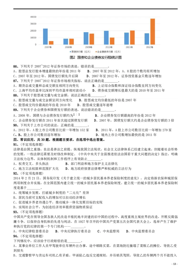 2015年上海公务员考试《行测》试卷（A卷）_34省+国考真题_34省考+国考pdf版推荐用这个版本_34省行测+申论真题pdf推荐用这个版本_上海公务员考试真题pdf版_题目