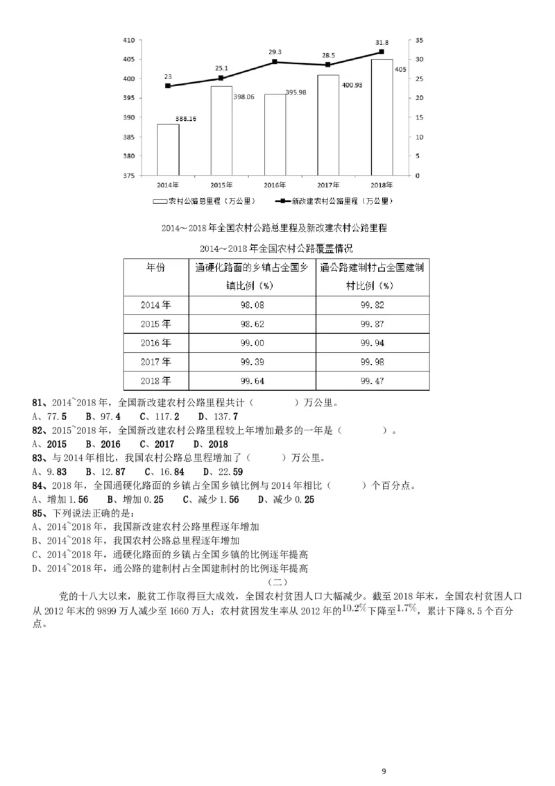 2019年广东公务员考试《行测》真题（乡镇级）_34省+国考真题_此文件夹为word版,不推荐使用_此word版为,不推荐使用_此word版为,不推荐使用_题目