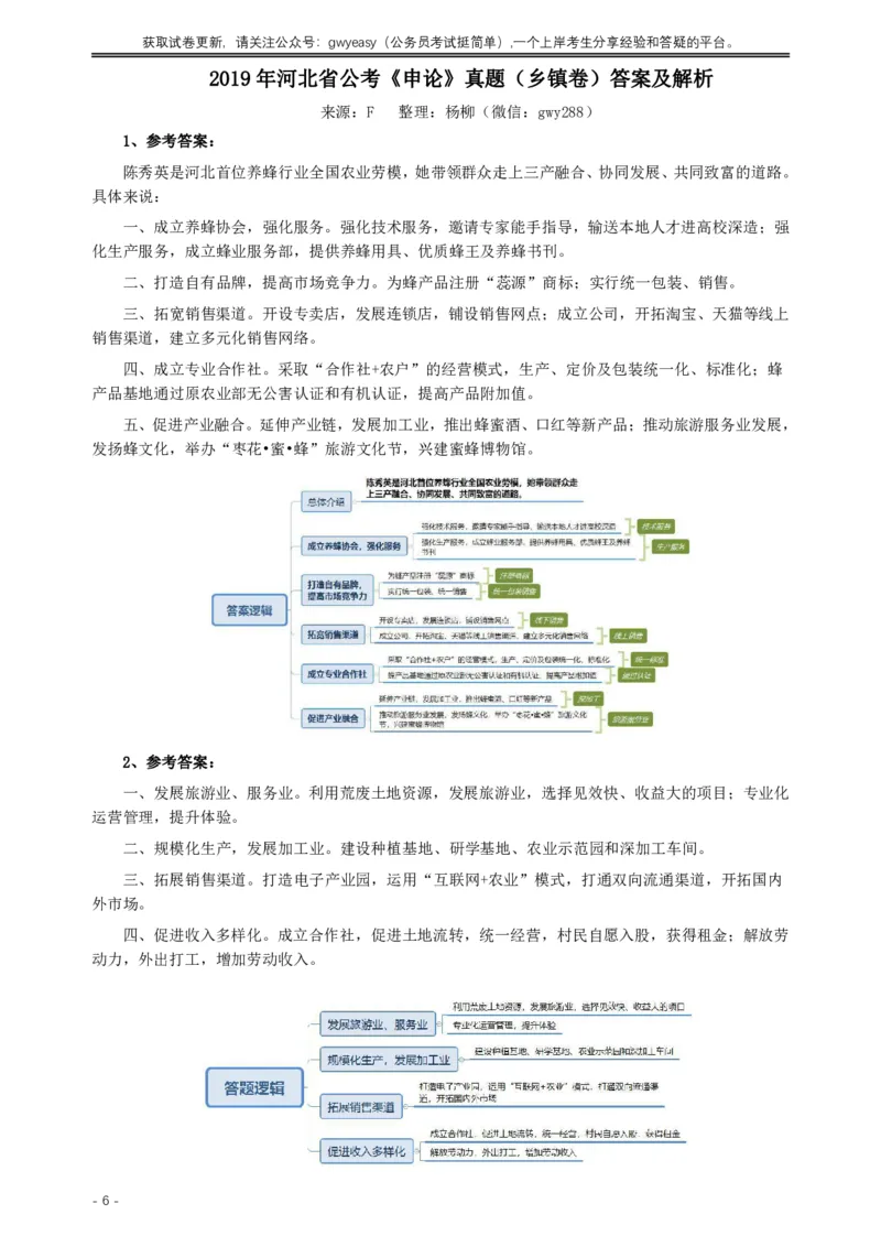 2019年420联考《申论》真题（河北乡镇卷）及答案_34省+国考真题_34省考+国考pdf版推荐用这个版本_34省行测+申论真题pdf推荐用这个版本_河北公务员考试真题pdf版