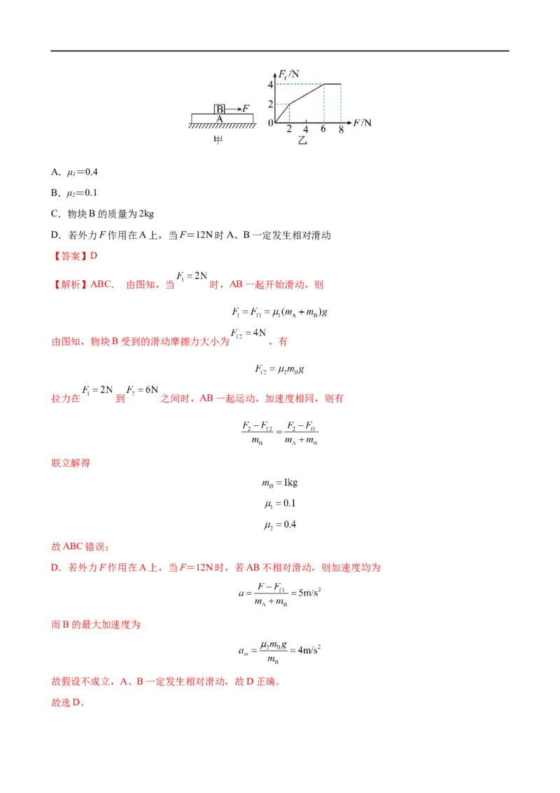 难点06传送带模型和&ldquo;滑块&mdash;木板&rdquo;模型&mdash;&mdash;全攻略备战2023年高考物理一轮重难点复习（解析版）_4.2025物理总复习_2023年新高复习资料_一轮复习