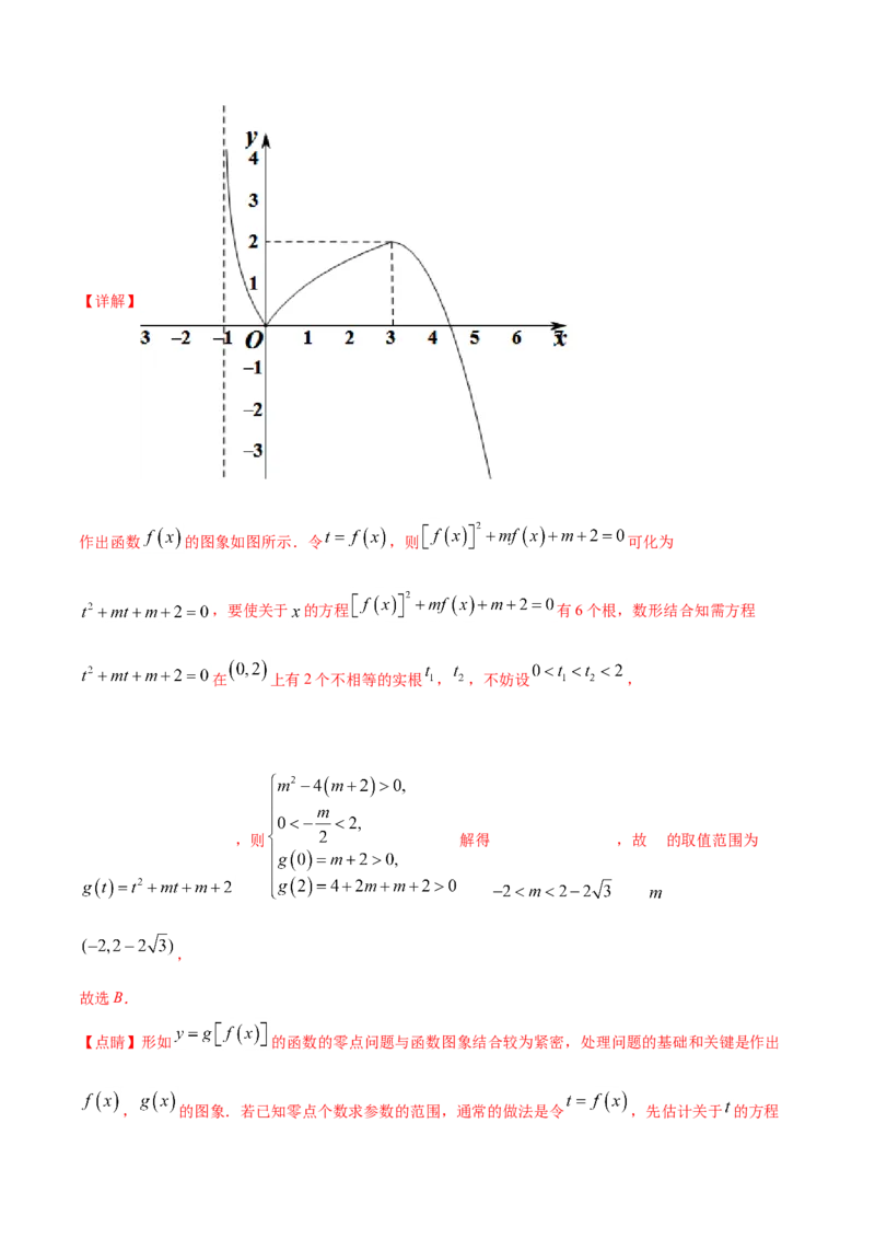 专题02函数的概念与基本初等函数-2021年高考真题和模拟题数学（文）分项汇编（全国通用）（解析版）_2.2025数学总复习_2023年新高考资料_一轮复习_2023新高考一轮复习讲义+课件