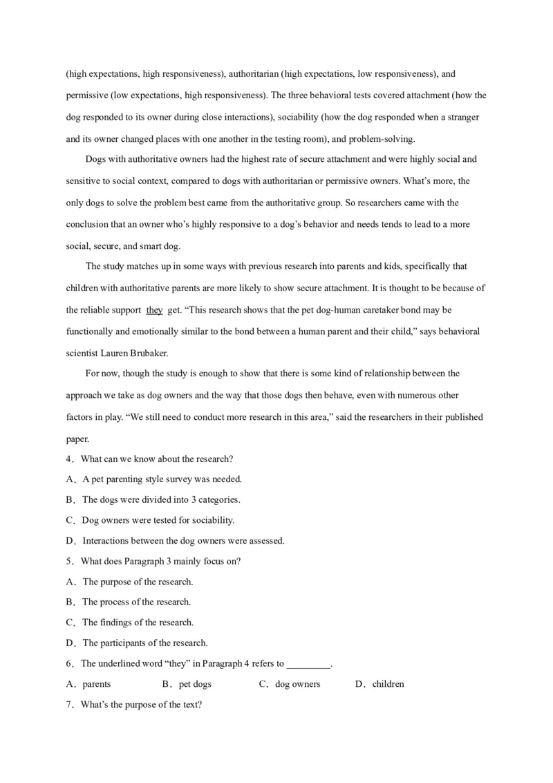 专题10人与环境-2023年高考英语阅读理解考前预测60篇_3.2025英语总复习_2023年新高考资料_专项复习_阅读理解专项_2023年高考英语阅读理解考前预测60篇2985853