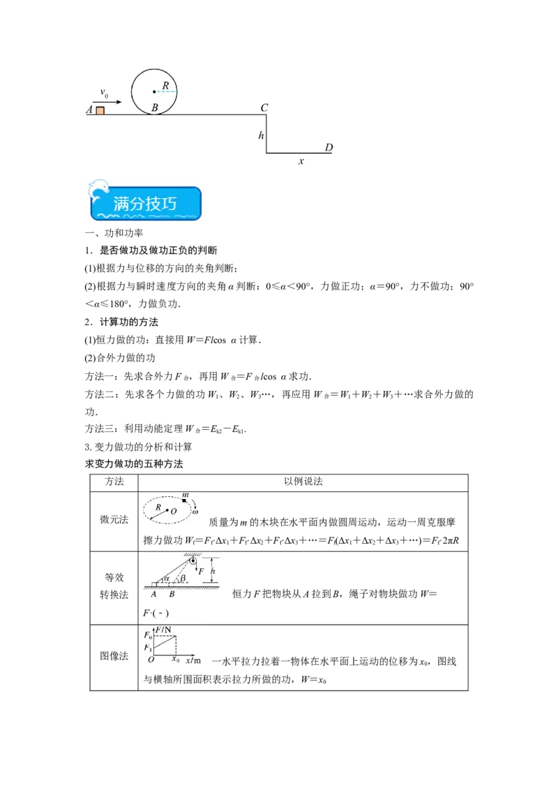 重难点05功、功率　动能定理（原卷版）_4.2025物理总复习_2024年新高考资料_3.2024专项复习_2024年高考物理热点&middot;重点&middot;难点专练（新高考专用）