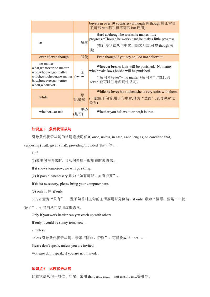 专题07并列连词和状语从句（解析版）_3.2025英语总复习_2023年新高考资料_专项复习_2023年高考英语知识清单(强化版)(原卷+解析卷)