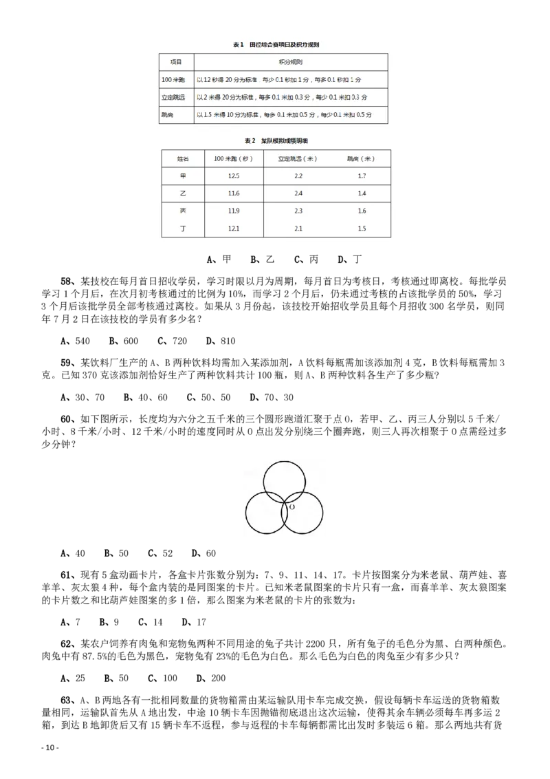 2019年420联考《行测》真题（海南卷）_34省+国考真题_34省考+国考pdf版推荐用这个版本_34省行测+申论真题pdf推荐用这个版本_海南公务员考试真题pdf版_题目