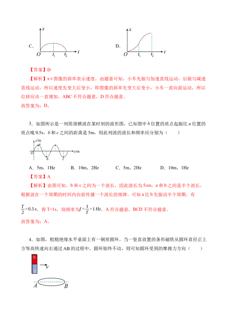黄金卷07-赢在高考&middot;黄金8卷备战2024年高考物理模拟卷（辽宁专用）（解析版）_4.2025物理总复习_2024年新高考资料_4.2024高考模拟预测试卷