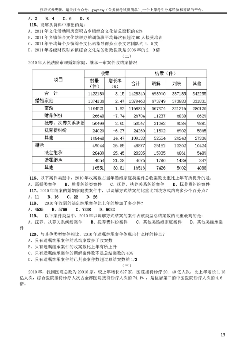 2015年黑龙江省公务员录用考试《行测》真题（公检法卷）_34省+国考真题_此文件夹为word版,不推荐使用_此word版为,不推荐使用_此word版为,不推荐使用_题目