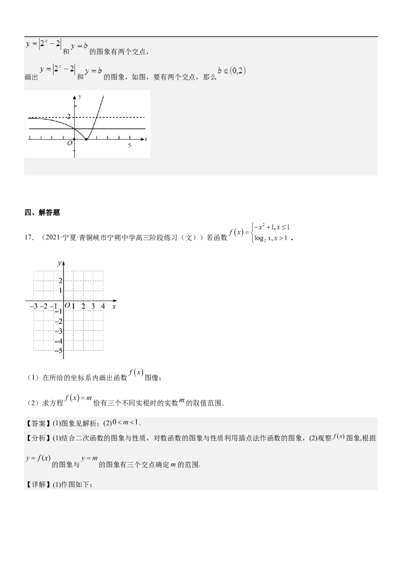 专题06函数图像、方程与零点（分层训练）(解析版)_2.2025数学总复习_2023年新高考资料_二轮复习_考点2023年高考数学二轮复习讲义+训练（新高考专用）