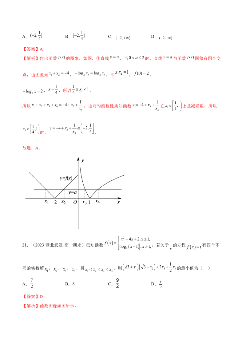 专题06函数与导数常见经典压轴小题归类（练习）（解析版）_2.2025数学总复习_2024年新高考资料_2.2024二轮复习_2024年高考数学二轮复习讲练（新教材新高考）