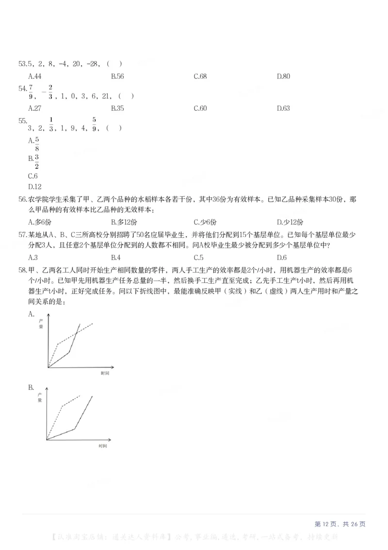 2025年浙江省公务员录用考试《行测》题（A类）（网友回忆版）_34省+国考真题_34省考+国考pdf版推荐用这个版本_34省行测+申论真题pdf推荐用这个版本_浙江公务员考试真题pdf版