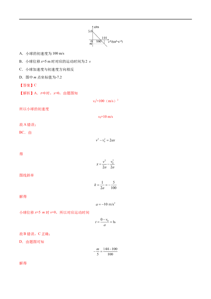 难点01运动图像问题&mdash;&mdash;全攻略备战2023年高考物理一轮重难点复习（解析版）_4.2025物理总复习_2023年新高复习资料_一轮复习_全攻略备战2023年高考物理一轮重难点复习