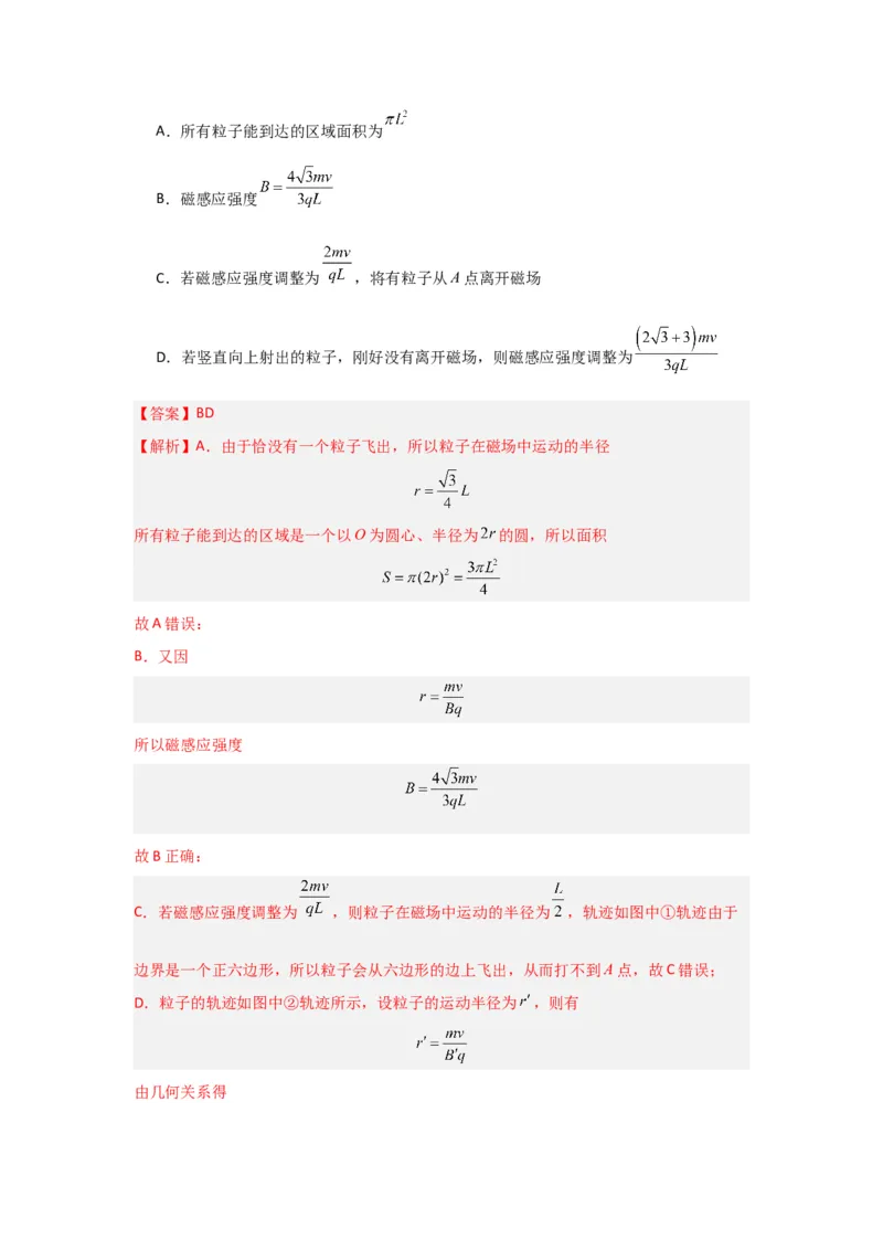 重难点10磁场（解析版）_4.2025物理总复习_2024年新高考资料_3.2024专项复习_2024年高考物理热点&middot;重点&middot;难点专练（新高考专用）