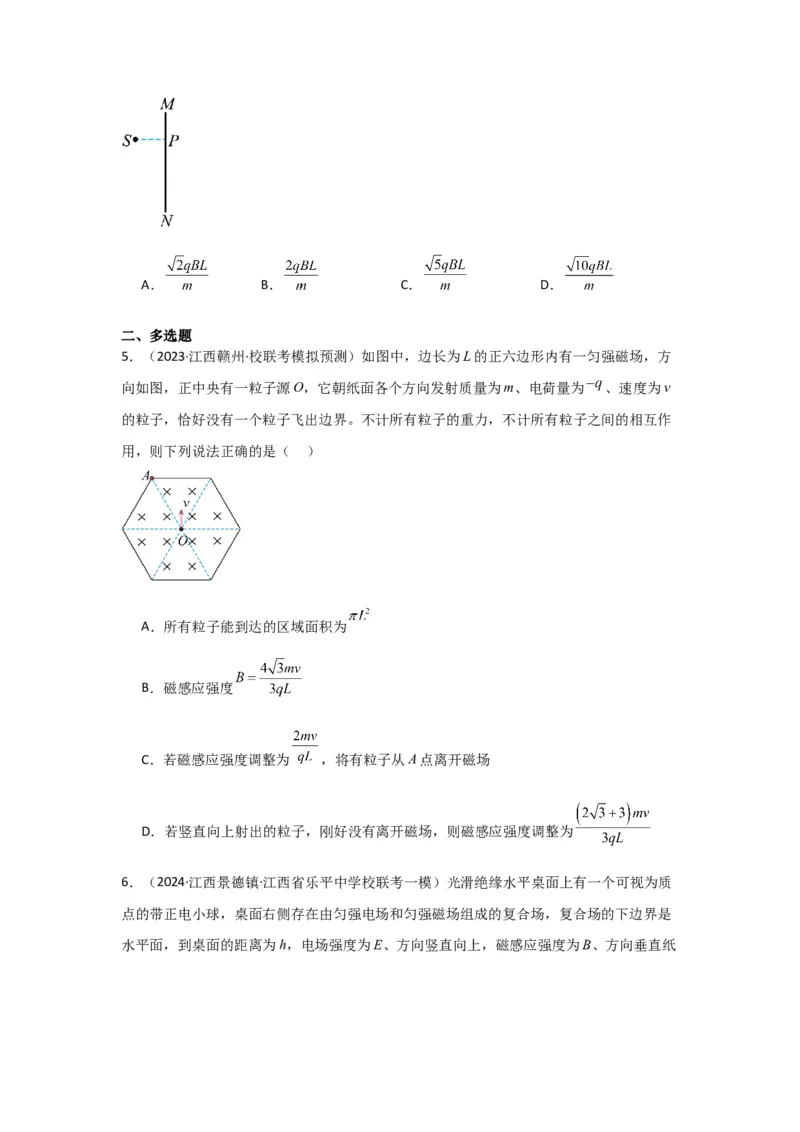 重难点10磁场（原卷版）_4.2025物理总复习_2024年新高考资料_3.2024专项复习_2024年高考物理热点&middot;重点&middot;难点专练（新高考专用）