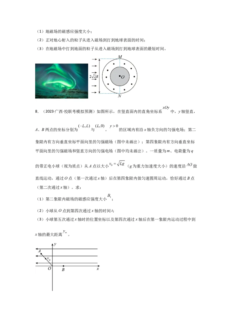 重难点10磁场（原卷版）_4.2025物理总复习_2024年新高考资料_3.2024专项复习_2024年高考物理热点&middot;重点&middot;难点专练（新高考专用）