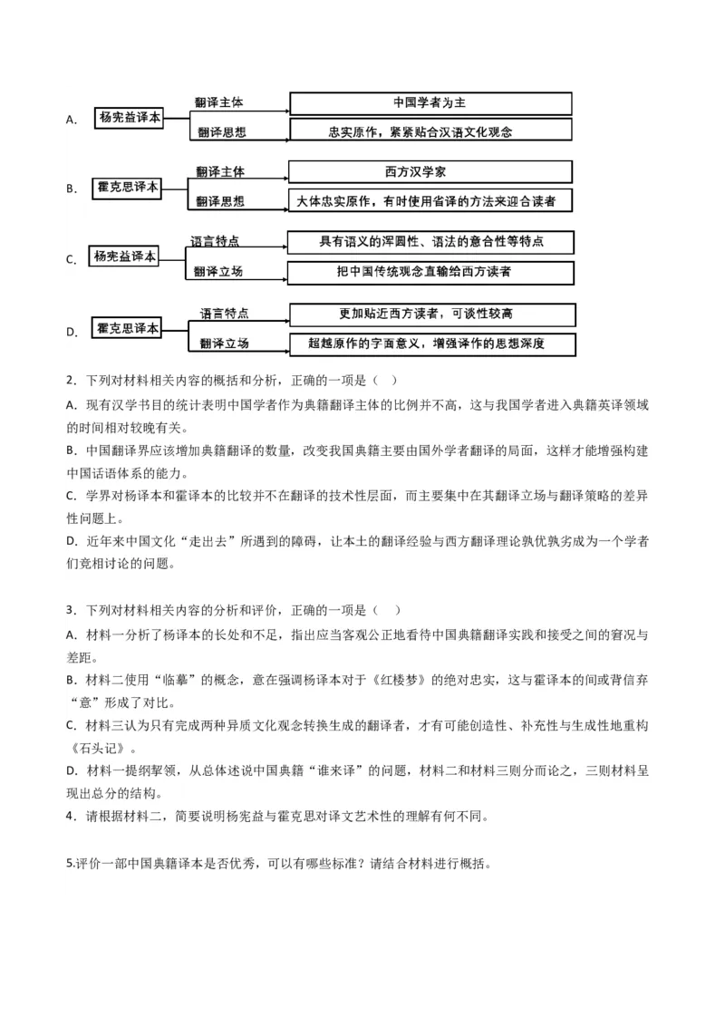 专题01信息类文本阅读（九省新题型抢分：图文关系选择题）（原卷版）_1.2025语文总复习_2024年新高考资料_5.2024三轮冲刺_备战2024年高考语文抢分秘籍（新高考专用）321997818
