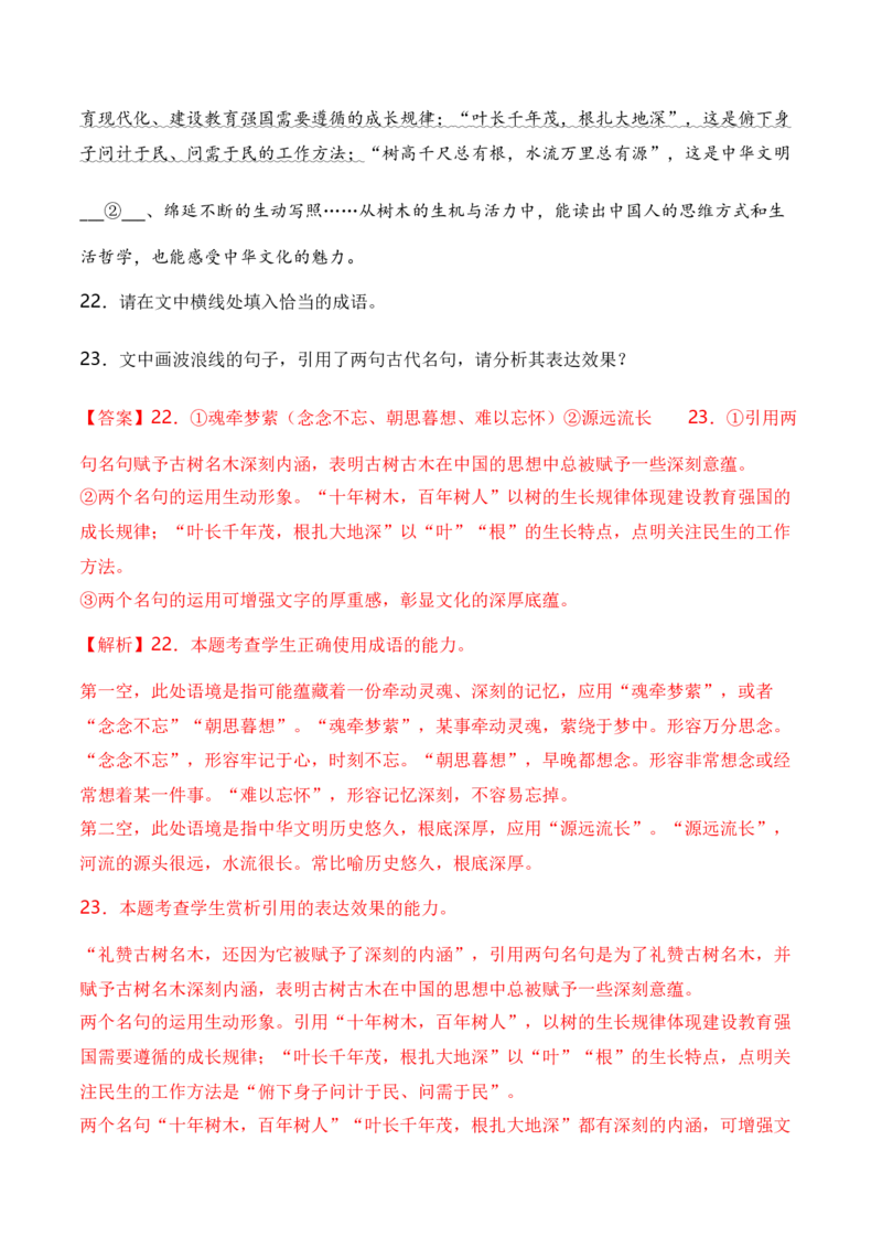 专题01词语题型归类-2024年高考语文毕业班二轮热点题型归纳与变式演练（新高考专用）（解析版）_1.2025语文总复习_2024年新高考资料_2.2024二轮复习