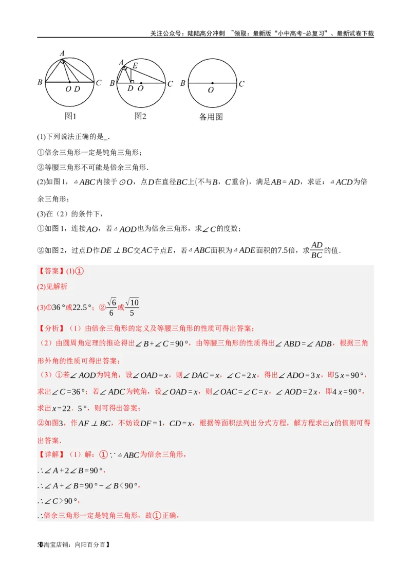 第16讲三角形的概念及性质（练习）（解析版）_02中考总复习（2026版更新中）_02-数学-中考总复习_2024年中考复习资料_一轮复习资料_配套练习（原卷版+解析版）_教师版（含答案解析）