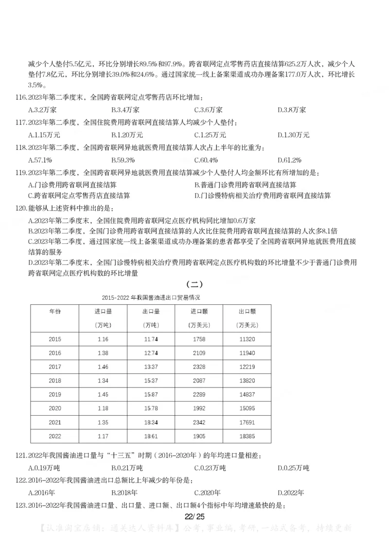 2024年江苏省公务员录用考试《行测》题（B类）_34省+国考真题_34省考+国考pdf版推荐用这个版本_34省行测+申论真题pdf推荐用这个版本_江苏公务员考试真题pdf版_行测题目