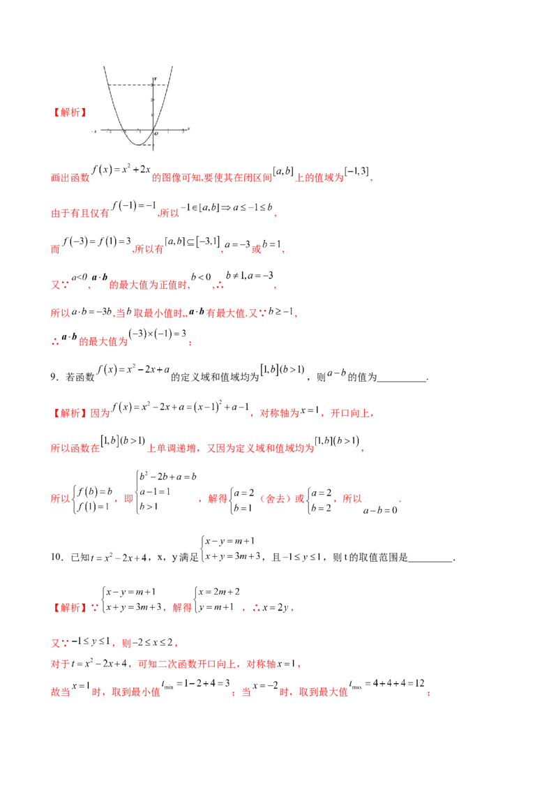 专题02函数的值域(含2021-2023高考真题)(解析版)_2.2025数学总复习_2024年新高考资料_3.2024专项复习_2024年新高考数学之函数专项重难点突破练（新高考专用）