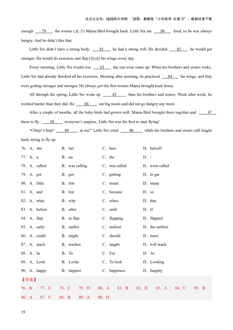 第07讲语法选择（讲义）-2024年中考英语一轮复习讲练测（全国通用）（解析版）_02中考总复习（2026版更新中）_03-英语-中考总复习_2024年中考复习资料_一轮复习