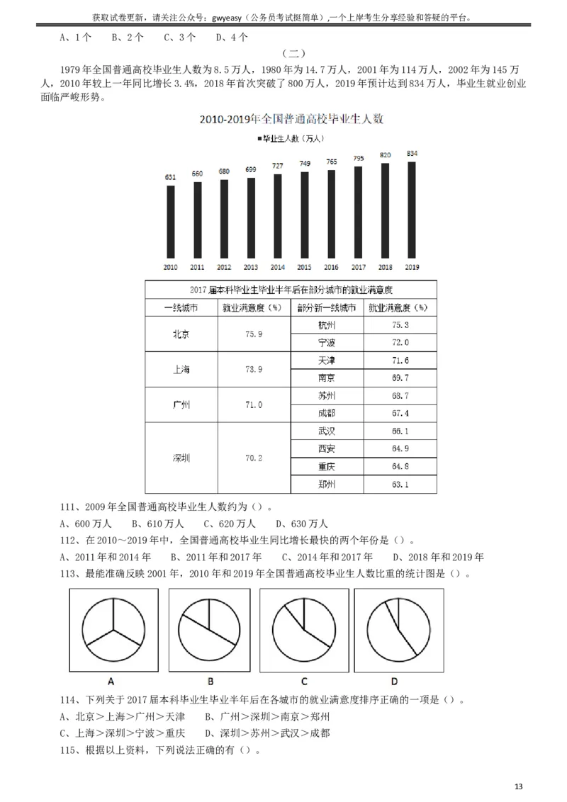 2019年青海省公务员录用考试《行测》真题省市州级_34省+国考真题_此文件夹为word版,不推荐使用_此word版为,不推荐使用_此word版为,不推荐使用_题目