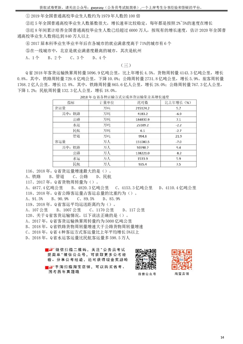 2019年青海省公务员录用考试《行测》真题省市州级_34省+国考真题_此文件夹为word版,不推荐使用_此word版为,不推荐使用_此word版为,不推荐使用_题目