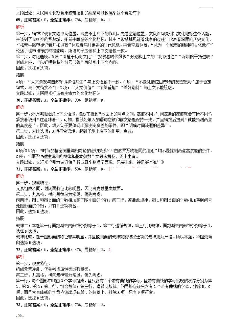2021年0327重庆公务员考试《行测》真题参考答案及解析_34省+国考真题_34省考+国考pdf版推荐用这个版本_34省行测+申论真题pdf推荐用这个版本_重庆公务员考试真题pdf版_答案及解析