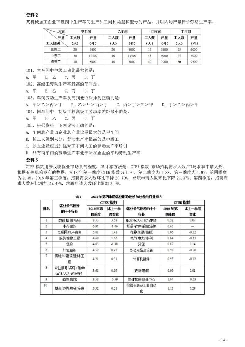 2019年420联考《行测》真题（贵州卷）_34省+国考真题_34省考+国考pdf版推荐用这个版本_34省行测+申论真题pdf推荐用这个版本_贵州公务员考试真题pdf版_题目