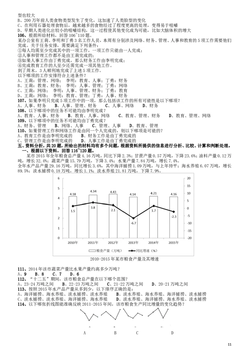 2017年国家录用公务员考试《行测》真题卷（地市级）_34省+国考真题_此文件夹为word版,不推荐使用_此word版为,不推荐使用_此word版为,不推荐使用