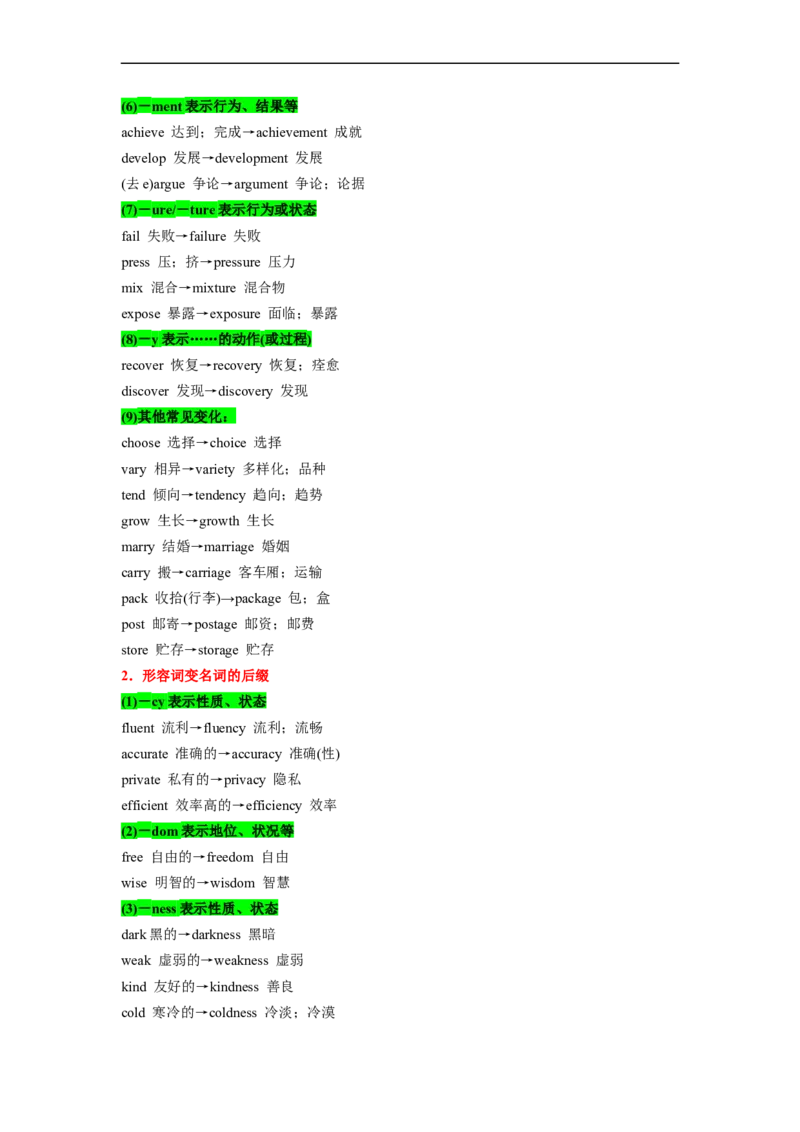 专题01需要变形的名词、形容词和副词与语法填空（解析版）_3.2025英语总复习_赠品通用版（老高考）复习资料_二轮复习