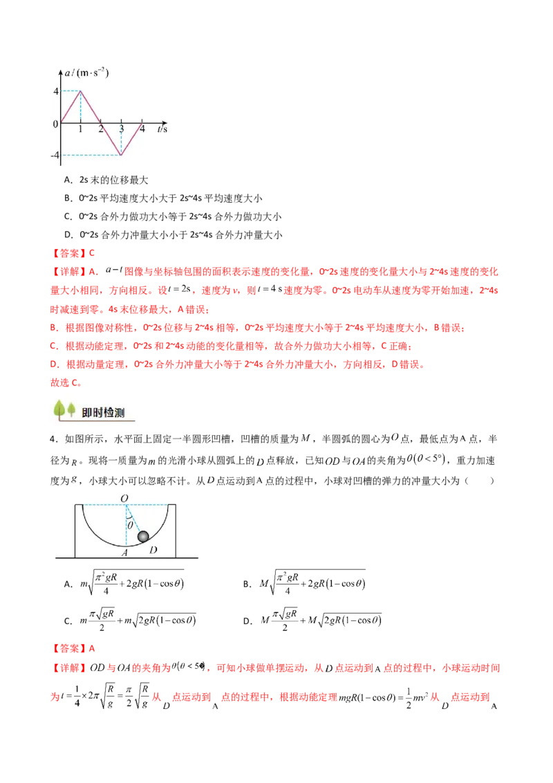 考点26动量和动量定理及其应用（核心考点精讲精练）（解析版）_4.2025物理总复习_2025年新高考资料_一轮复习_备战2025年高考物理一轮复习考点帮（新高考通用）