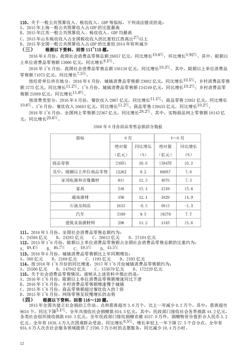 2017年422公务员联考《行测》真题（重庆上半年卷）_34省+国考真题_此文件夹为word版,不推荐使用_此word版为,不推荐使用_此word版为,不推荐使用_题目